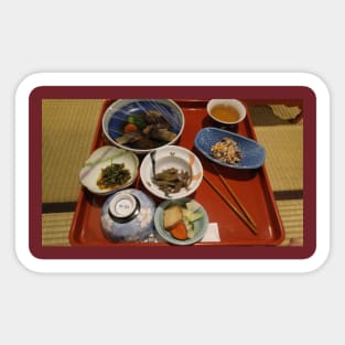 Traditional Japanese Hot Springs Meal Sticker